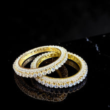 Imperial Halo Crystal Bangles