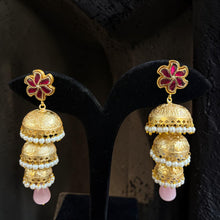 Gulbahar Pearl Jhumki Earrings