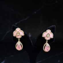 Blush Maharani Enamel Necklace Set