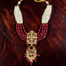 Ruby Noor Kundan Mala Set