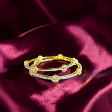 Flora Charm AD Bangles