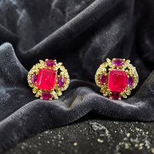 Emerald Royale Stud Earrings