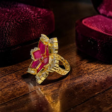 Ruby Blossom Luxe Ring