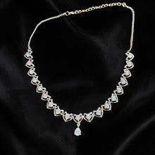 Celestial Heart American Diamond Necklace Set