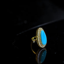 Sunset Aura Statement Ring
