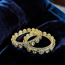 Noir Kundan Luxe Bangles