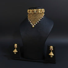 Royal Temple-Style Golden Choker Set