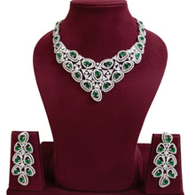 Emerald Cascade Teardrop Jewelry Set