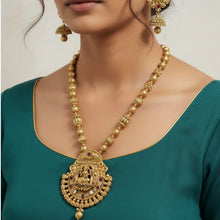 Antique Temple Lakshmi Motif Necklace Set