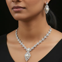 Pearl Lumière American Diamond Necklace Set