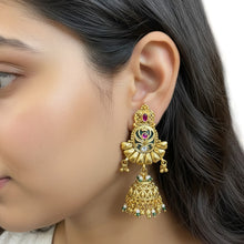 Vasudha Antique Jhumka Earrings