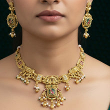 Devika Temple Polki Necklace Set