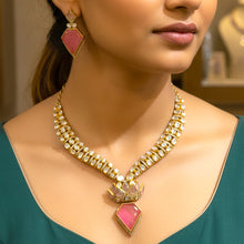 Padma Rose Polki Necklace Set