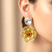 Gulnaar Filigree Blossom Earrings