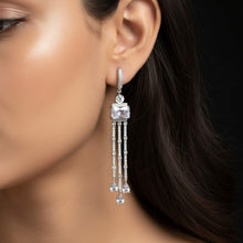 Ruby Symphony Tassel Earrings