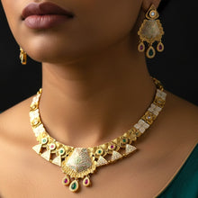 Meenakari Triveni Heirloom Necklace Set