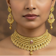 Kanchana Ratna Temple Choker Set