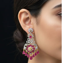 Ruby Royale Blossom Chandeliers
