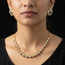 Emerald Noor Polki Necklace Set