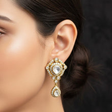 Noor Teardrop Polki Earrings
