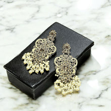 Regal Pearl Chandbali Earrings
