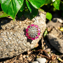 Radiant Ruby Bloom Ring