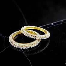 Imperial Halo Crystal Bangles