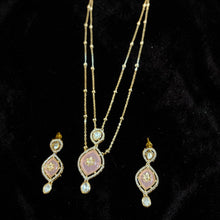 Blush Celeste Layered Pendant Set