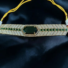 Emerald Royale Geometric Choker Set