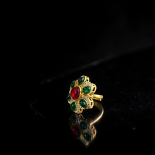 Emerald Blossom Royale Ring