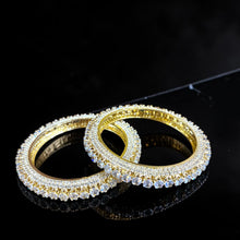 Imperial Halo Crystal Bangles
