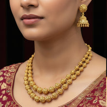 Antique Golden Ball Mala Set