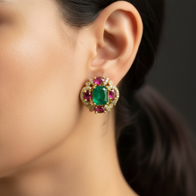 Emerald Royale Stud Earrings