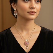 Emerald Noor Cascade Pendant Set