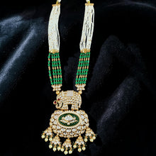 Gajraj Emerald Heritage Necklace Set