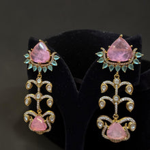 Ruby Regal Cascade Earrings