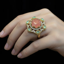 Royal Rose Quartz Heritage Ring