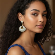 Imperial Dome Crystal Jhumka Earrings