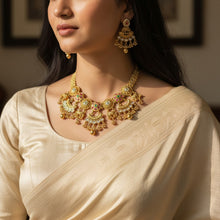 Royal Nakshi Elephant Motif Bridal Set