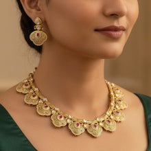 Antique Ruby Temple Choker Set