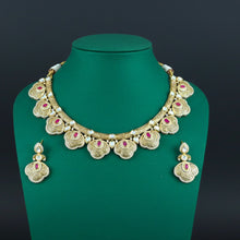 Antique Ruby Temple Choker Set