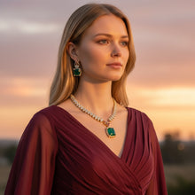 Emerald Radiance Necklace Set