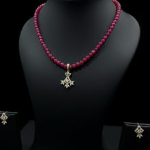 Elegant Marquise Cluster Pendant Set