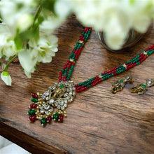 Regal Ganesha Beaded Necklace Set