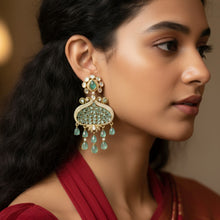 Royal Emerald Cascade Chandbalis