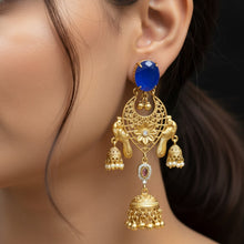 Royal Peacock Jhumka Earrings