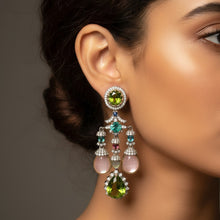 Celestial Cascade Multigem Earrings