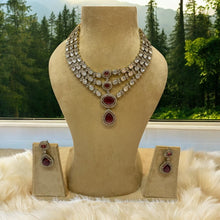 Regal Ruby Kundan Set