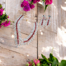 Ruby Leaf Cascade Set