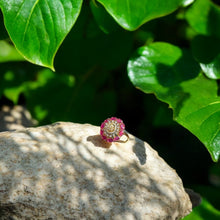Radiant Ruby Bloom Ring